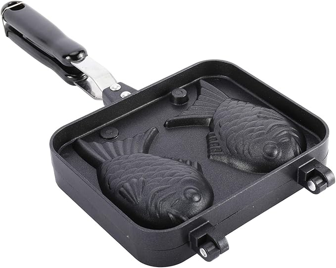 Taiyaki Fish-Shaped Cake Maker Waffle Pan Home DIY Cooking Party Hot Dessert
