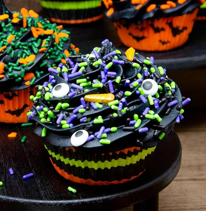 Mystic Sprinkles 4 Cell Sprinkle Assortments (Monster Mash, Petite)
