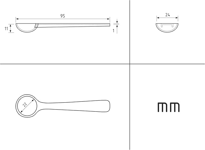 1g Plastic Measuring Spoons (2ml) – Pack of 10 Small Scoops for Protein Poweder, Baby Formula, Baking, Coffee, Supplements – Approx. 1/5 Teaspoon Scoop (tsp)