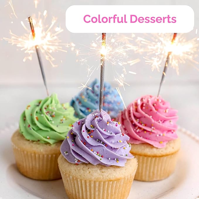 ColorKitchen Food Coloring 10-Pack – Plant-based Colors, Artificial Dye-free, Gluten-free, Kosher, Non-GMO, Vegan, Colors for Frosting and Natural Healthy Baking, Soy free (10 Packets-5 Colors)