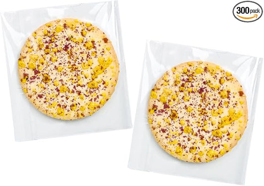 300 Pcs Self Adhesive Cookie Bags, 4x6 Inches Self Sealing Cellophane Bags, Clear Resealable Cellophane Bag for Packaging, Cookies, Gifts, Candy, Food