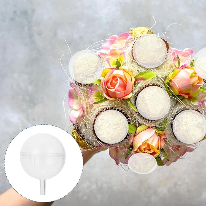 25PCS Clear Chocolate Box Holder Truffle Wrappers plastic Chocolate Candy Cups Mini Cupcake Muffin Holders Valentines Day Wrapping supplies