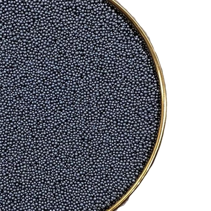 Black Sprinkles Edible Pearl 2mm 130g 4.6OZ Christmas Cake sprinkles,Cookie Sprinkles,Baking Sugar Pearl, Edible Candy Pearls for Cake Cupcake Decorationg 2mm (black)