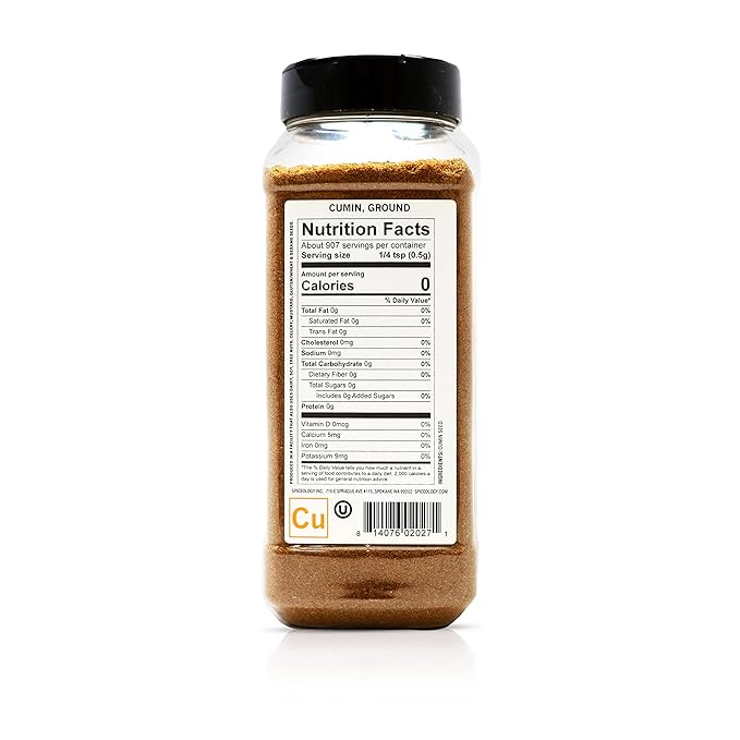 Spiceology - Ground Cumin Seed - 16 ounces