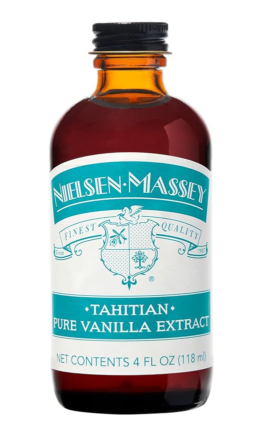 Nielsen-Massey Tahitian Pure Vanilla Extract for Baking and Cooking, 4 Ounce Bottle
