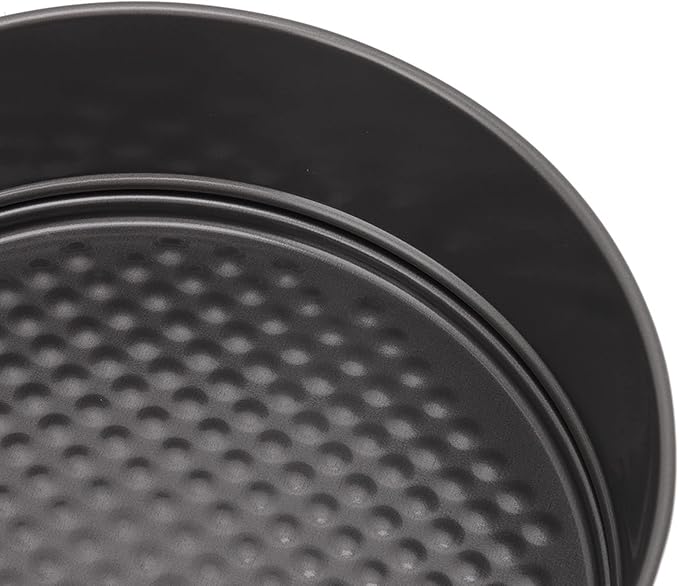 JTLB 3Pcs Cake Pan Set Prevent Sticking Round Springform Pan with Removable Bottom Baking Tool for Cheesecake Pizza Bread (22/24/26)
