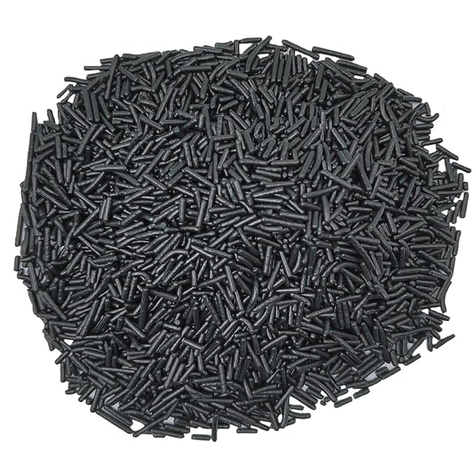 Homankit Black Jimmies Sprinkles Edible Sprinkle Candy Soft Jimmies Toppings for Ice Cream, Cupcake, Cake, Cookie, Dessert Decorating 2.75 Ounces