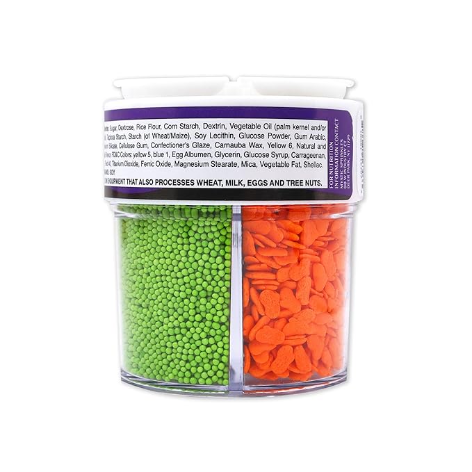 Mystic Sprinkles 4 Cell Sprinkle Assortments (Witches Brew, Petite)