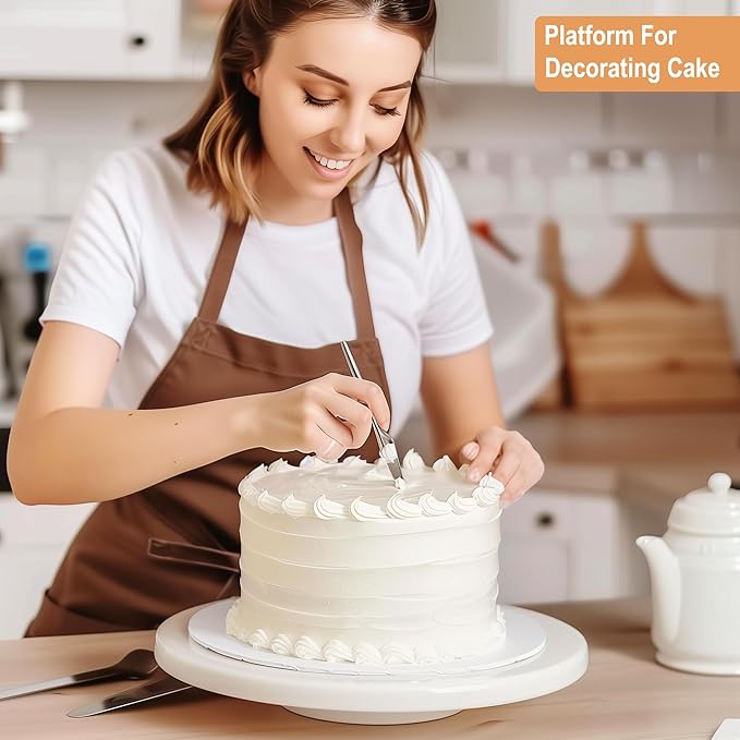 BOARDS+ 1/4" Cake Drum 8 Inch (20 Pack) | 0.25" Thick Rounds | Sturdy, Seamless & Greaseproof Cake Circles For Presenting Heavy Cakes