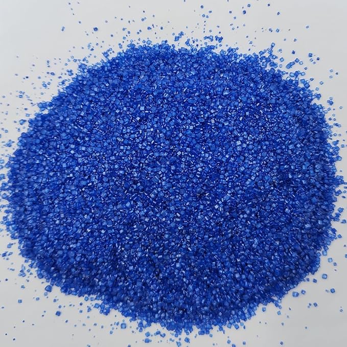 Homankit Sanding Sugar, Royal Blue Edible Sugar Crystals, Sugar Sprinkles Mix for Celebration Cakes, Cupcakes, Baking, Cookies Decorating, 3.2 OZ