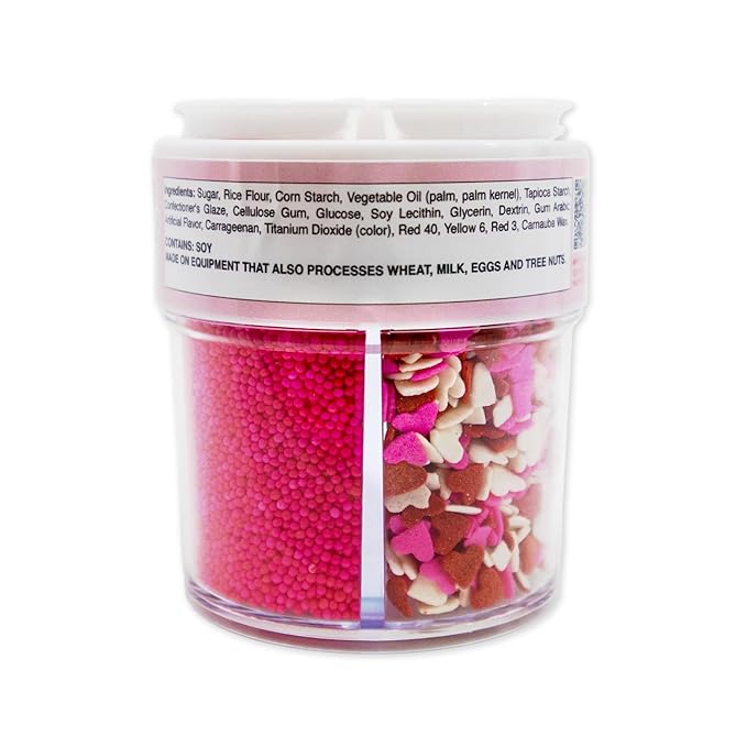 Mystic Sprinkles 4 Cell Sprinkle Assortments (Lot's of Love, Petite)