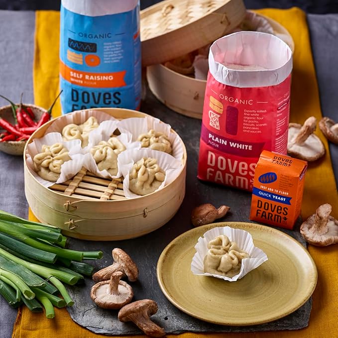 Doves Farm Quick Yeast | For Bread & Pizza Dough Baking | Useful for Home Hand Baking & Bread Machine | Highly Effective Instant Dry Yeast | 4.41 Oz (125gm)