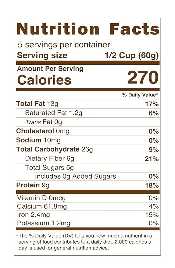 Kartago Granola Tree Nuts Cereals, Naturally Sweetened with Date Syrup Healthy Breakfast, 10.58 oz, (Pack of 2)
