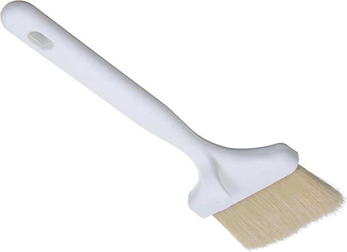 SPARTA 4037900 Meteor Boarhair Basting Brush, Dishwasher Safe With Built-In Plastic Handle, 3 Inches, Brown