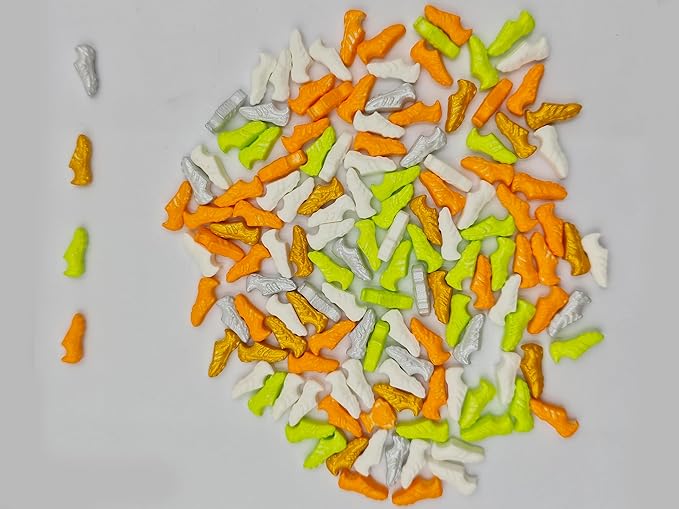 Edible Sugar Mini Soccer Champion Cups Soccer Cleats Sprinkles Cake Cupcake Toppers Cookie Decorations Sweet Dessert Sprinkle for Party Decorating,4.23oz