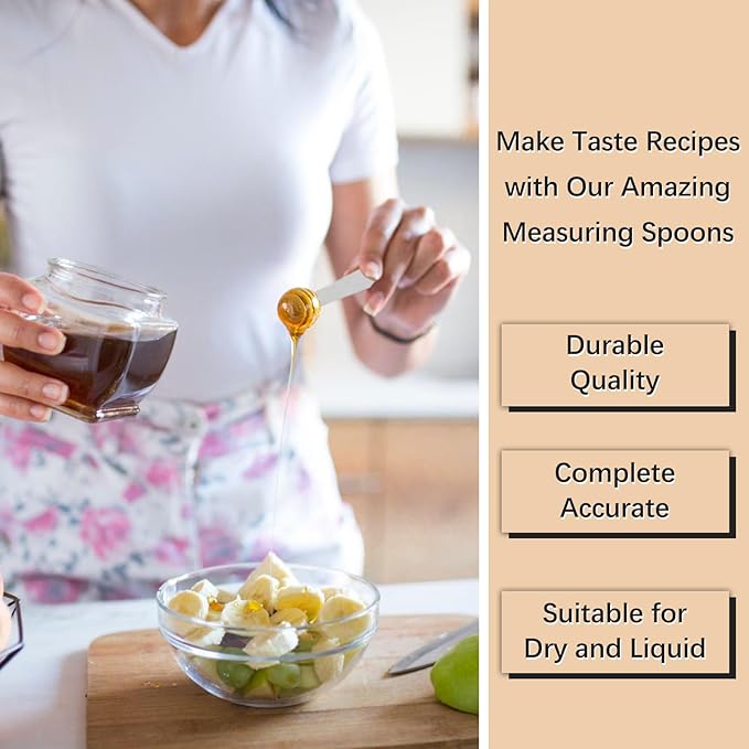 5PCS 1/2tsp (1/6tbsp, 2.5ml) Single Measuring Spoon, Stainless Steel Individual Teaspoons Only