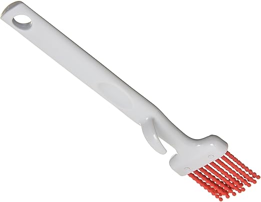 Carlisle FoodService Products 4040305 Silicone Basting Brush with Hook, 2", Red (Case of 12)