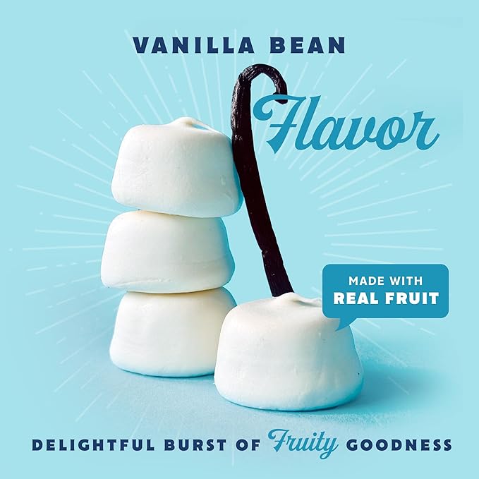 GoodMallow Vegan Marshmallows - Large Kosher Halal Gluten Free Dairy Free Healthy- Natural Gelatin Free Marshmallows for Hot Chocolate, Smores, Baking - Nothing Artificial, Made in USA (White Vanilla ) (Pack of 2)