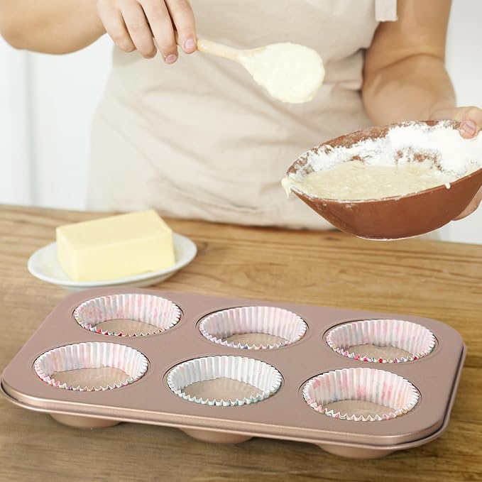 Standard Cupcake Liners 400 Count Paper Baking Cups Spring Floral Disposable Cupcake Wrappers for Wedding and Party Baking Supplies