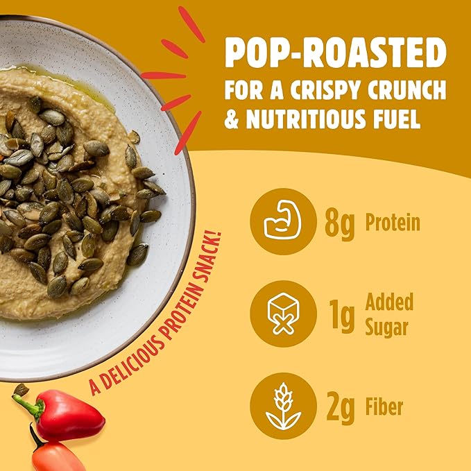 Top Fox Snacks BBQ Pumpkin Seeds to Eat (Barbecue, 3.5 oz – 2 Pack) - Gluten Free Snacks, Healthy Protein Snacks, Keto Friendly Snacks, Allergen Free Snacks, Paleo & Vegan - Organic Pop-Roasted