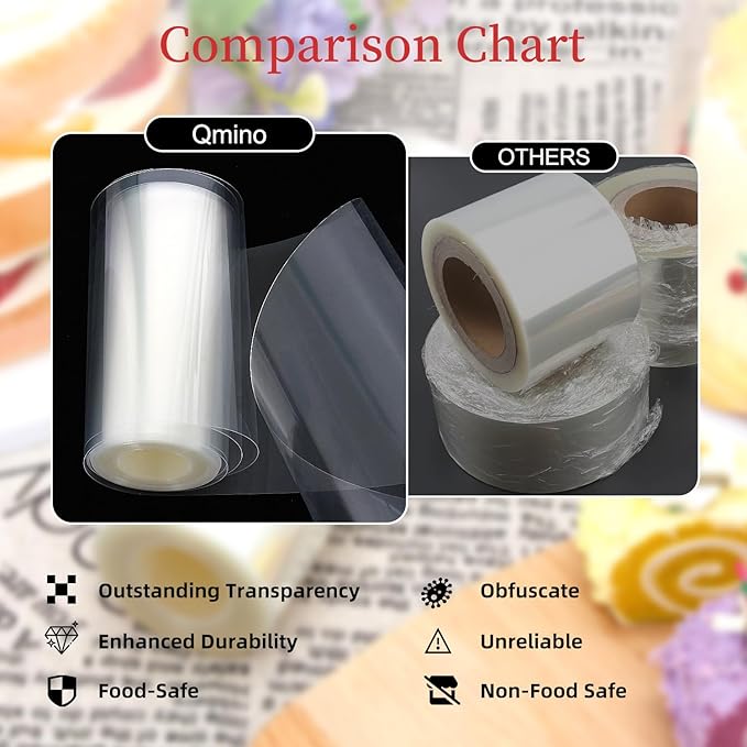 Cake Collar, Transparent Cake Rolls, Clear Cake Strips, DIY Acetate Sheet, Surrounding Edge for Baking Decorate, Chocolate Mousse Cake Elegant Cake Wrapping 8X394 inch