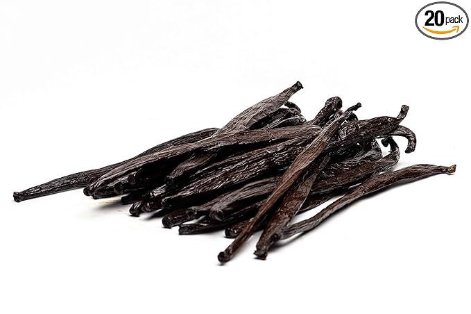 Slofoodgroup - Gourmet Vanilla from Tahiti - Real Tahitian Vanilla Bean Pods - 25 Count - For Cooking, Baking, and Vanilla Extract