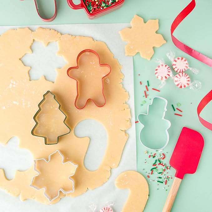 Sweets Indeed Frosting Kit plus Sprinkles Frosting Tubes nozzles 11.71 ounces Perfect for baking and cookie decoarting (Holiday Cookie Cutter Set)
