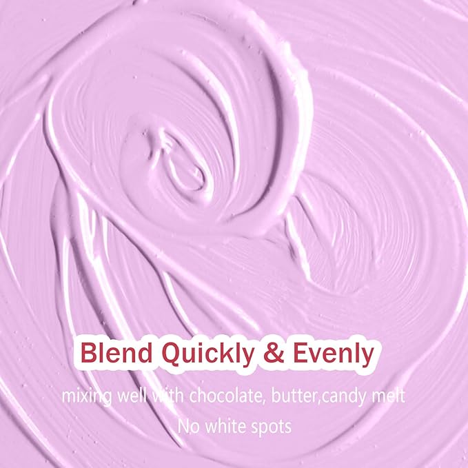 Violet Oil Based Food Coloring for Chocolates Melts - 30ML Tasteless Liquid Edible Oils Food Dye Candy Cookies Decorating, Vivid Oil Food Color Baking Frosting Cake Decorations,Soap Cosmetics, Non-GMO