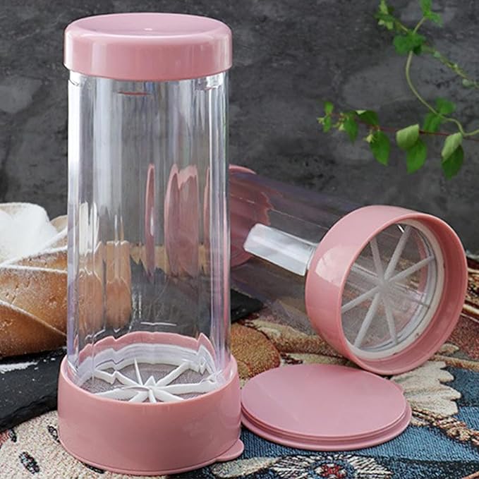 Flour Sifter,Sifter for Baking,Powdered Sugar Shaker Duster,Flour Duster for Bread Baking Flour Sieve for Baking Cakes Kitchen