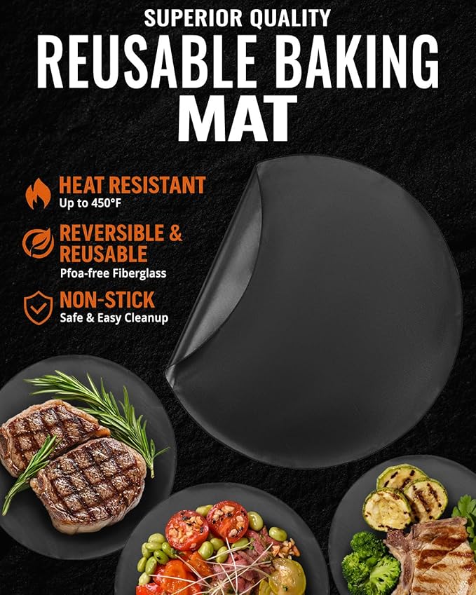 6.7 inch Parchment Paper Rounds, Round Sheets for Baking, Hamburger Patty, Tortilla, Dumpling, Gyoza, For Air Fryers, Springform Pans, Steamers, Non Stick Small Pre-cut Paper Liners