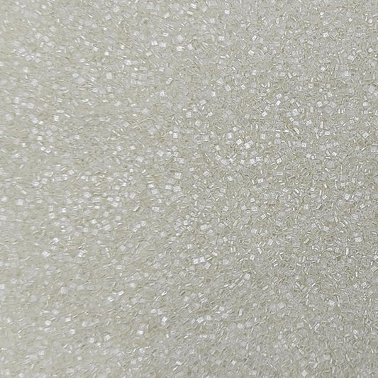 Homankit Sanding Sugar, White Edible Sugar Crystals, Sugar Sprinkles Mix for Celebration Cakes, Cupcakes, Baking, Cookies Decorating, 3.2 OZ