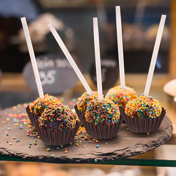 1000pcs Super Mini Cupcake Liners Small Muffin Liners 1inch Candy Paper Cups Cupcake Wrapper Baking Cups for Baby Shower Wedding Birthday Party Decor, Brown