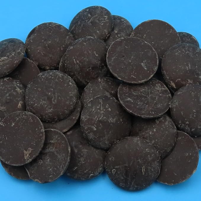 MERCKENS Coating Wafers, Dark Melting Chocolate, Cocoa Dark, 1 Pound Package