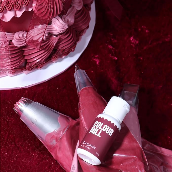 Colour Mill Oil-Based Food Coloring, 20 Milliliters (Burgundy)