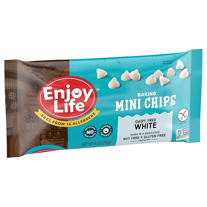 Enjoy Life Baking White Chocolate Mini Chips, 9oz Bag