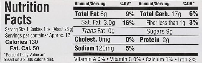 Uncle Eddies Cookies, Cookies Oatmeal Raisin, 12 Ounce