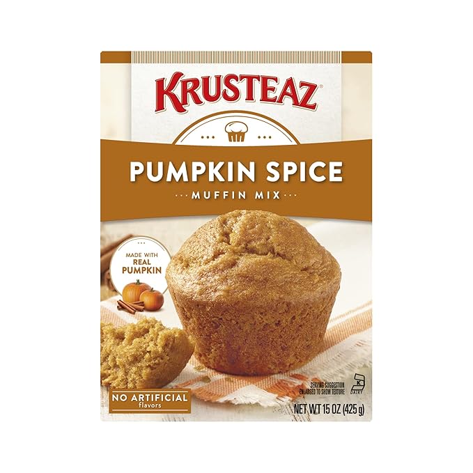 Krusteaz Pumpkin Spice Muffin Mix, 15 oz (Pack of 1)