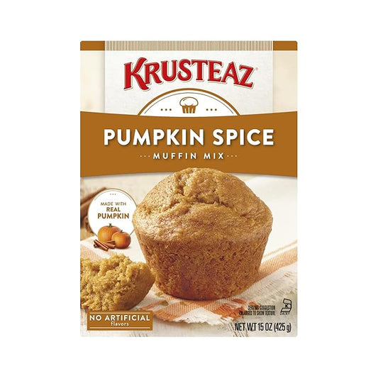 Krusteaz Pumpkin Spice Muffin Mix, 15 oz (Pack of 1)