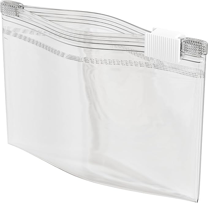 100 Count - Slider Zip Food Storage Snack Bags, 4" x 3" 2 Mil, Strong & Durable For Nuts, Candy, Snacks, Seeds, Jewelry & More. GPI