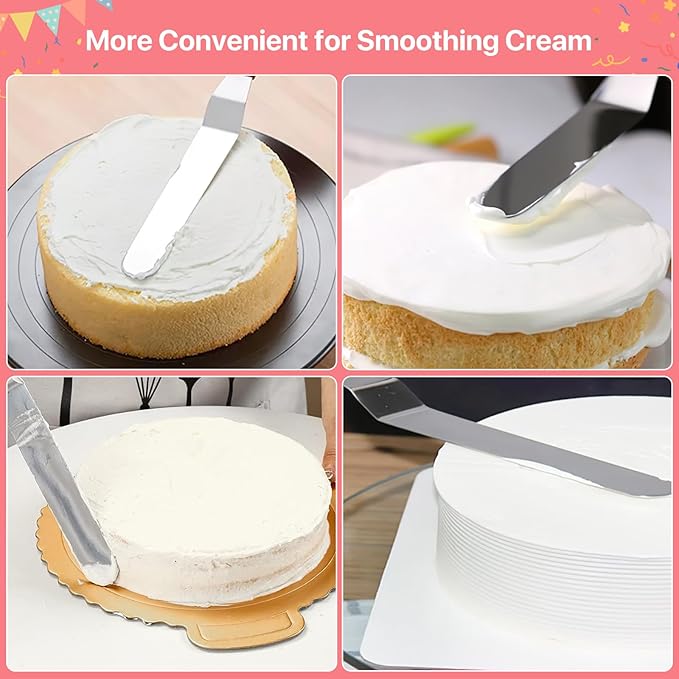 Icing Decoration Gun Set, Stainless Steel Dessert Decorating Syringe Set, Cupcake Frosting Filling Injector with 6 Icing Nozzles, 3 Cream Scraper, 2 Offset Spatula, 2 Nozzle Brush for Kitchen Baking