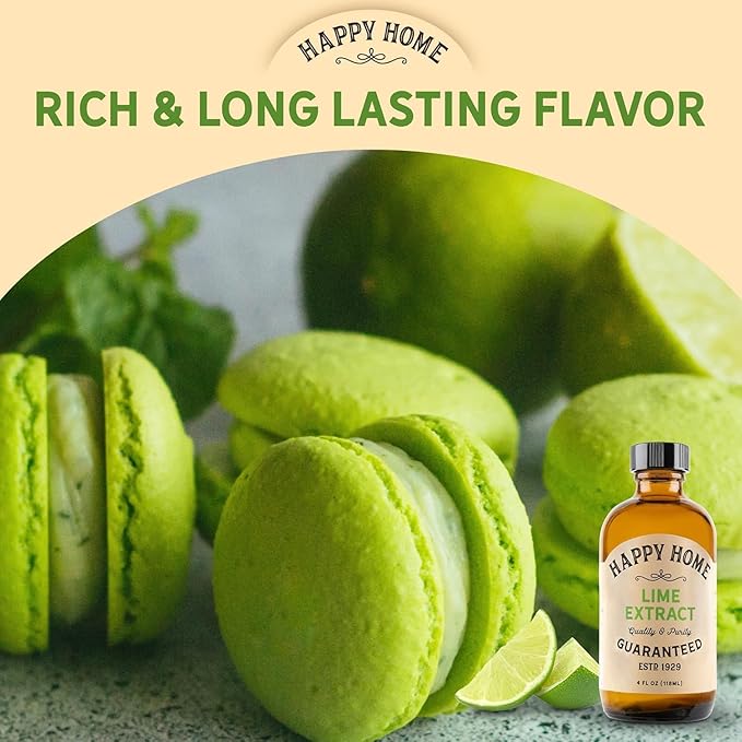 Happy Home Natural Lime Flavor - Certified Kosher, 4 oz.