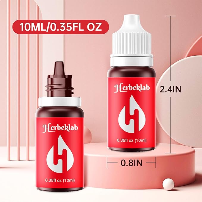 Food Coloring Liquid - 6 Colors x 10 ml Water-Based Concentrated Food Dye for Slime, Baking, Icing, Cake Decorating & Easter Eggs
