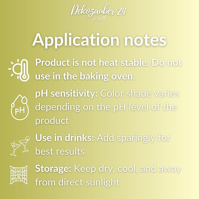 Dekozauber24 Natural green food coloring, 0.35oz edible powder, dye free, vegan, plant based and gluten free color for baking