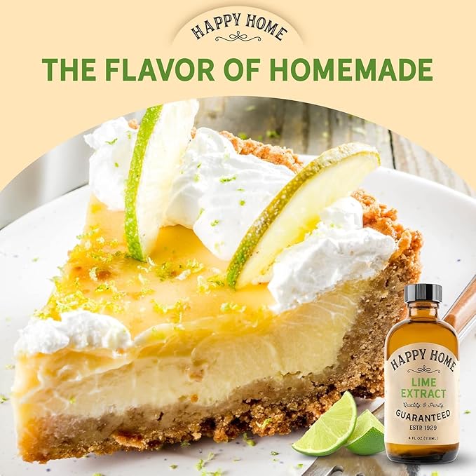 Happy Home Natural Lime Flavor - Certified Kosher, 4 oz.