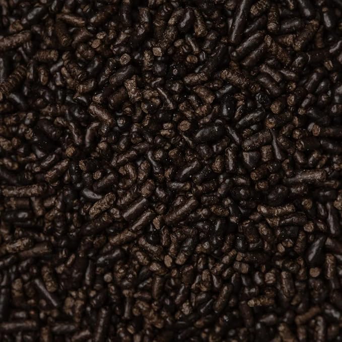 Sprinkles Edible Soft Jimmies Soft Sprinkles for Topping Ice Cream, Cookies, Cakes, Cupcakes, Dessert Decorating MADE IN USA 4 oz (BLACK)