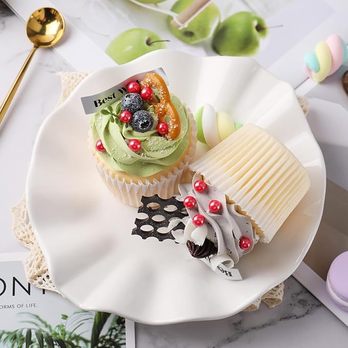 Red Sprinkles for Cake Decorating, 7.8oz Edible Pearl Sprinkles, Sugar Candy Pearls for Baking, Cookie Decorations & Cupcake Topper, Wedding Party Christmas Valentines Supplies (Cherry Red, 4 Sizes)