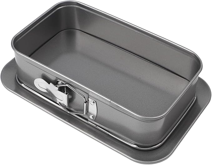 Springform Cake Pan, Non-stick Cheesecake Pan, Rectangle Cake Pan With Removable Bottom, Ice Cream Cake Bakeware, Trays Cheesecake Tin Rectangular
