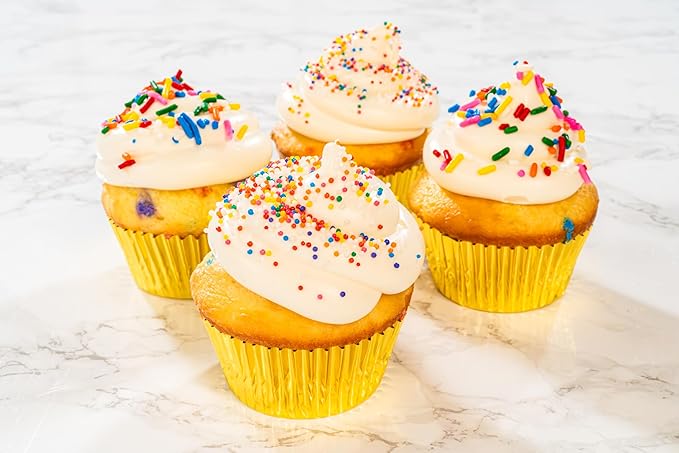 Bakerpan Rainbow Jimmies Sprinkles - 6 Ounces Edible Sprinkles for Cake Decorating, Cupcakes, Ice Cream, Cake Decorations (Made in USA)
