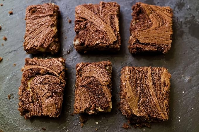 A Blend Above White and Dark Chocolate Brownie Mix, Decadent Duo: White/ Dark Chocolate Brownie Mix - Indulge in Rich, Gooey Bliss, 9 Servings, Moist and Fudgy, Easy to Bake, Premium Blend of Chocolate