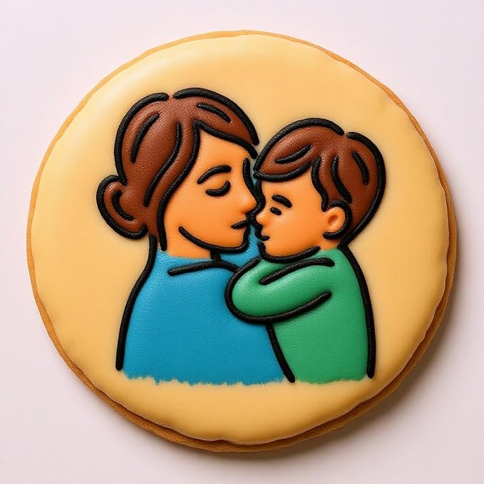 Reusable PYO Cookie Stencil Paint Your Own Custom Design Unique Cookies Stencils Creates Custom Coloring Pages Designs, Perfect for Kids, Parties, and Bakers.Detailed Designs (Mother's Day)